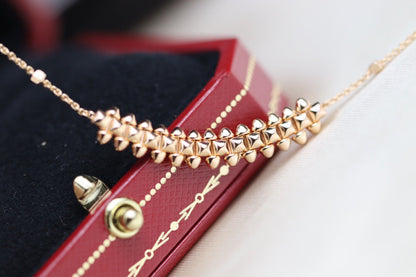 [Gaonasi]CLASH PINK GOLD NECKLACE