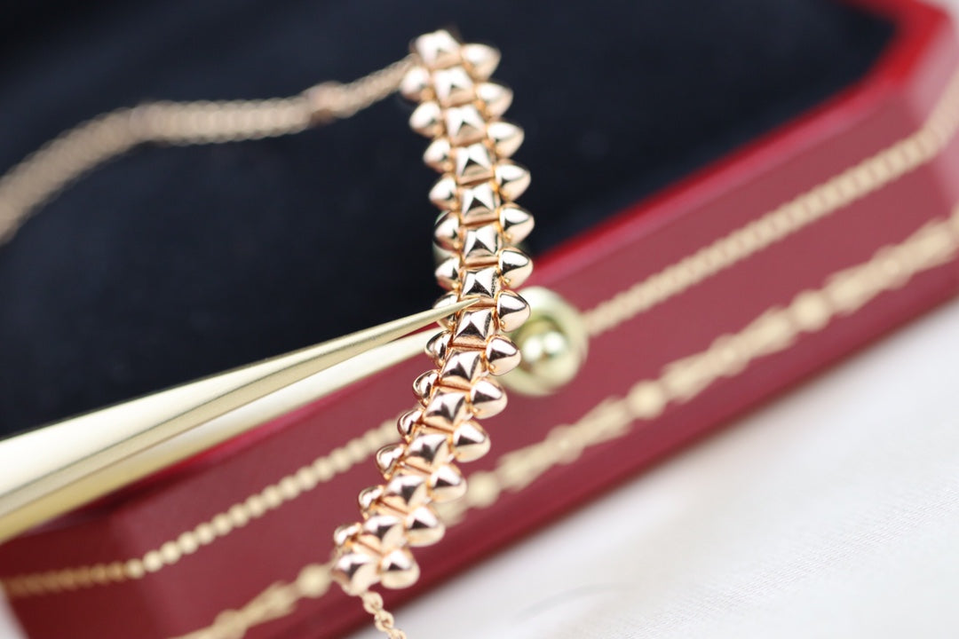 [Gaonasi]CLASH PINK GOLD NECKLACE