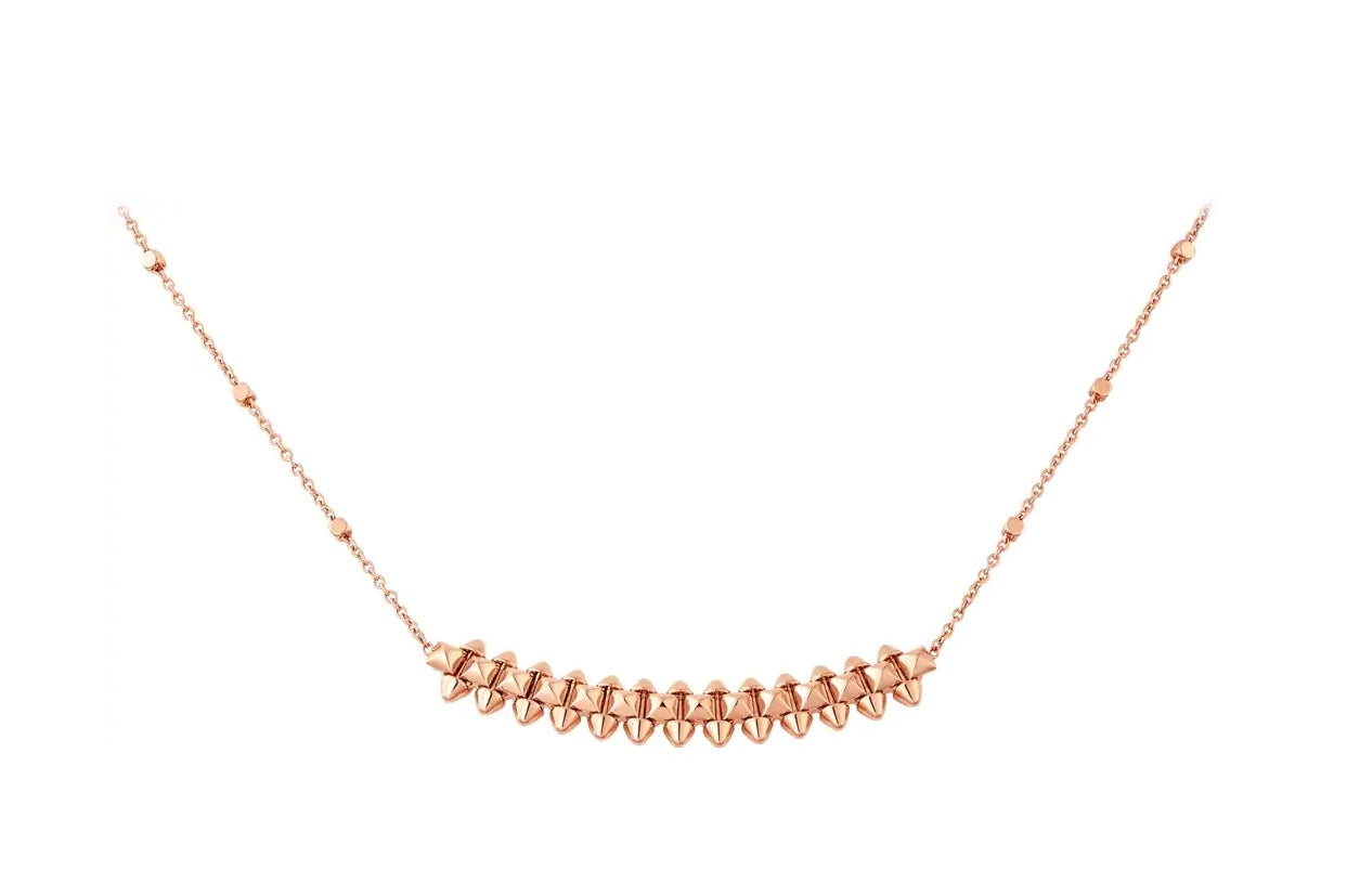 [Gaonasi]CLASH PINK GOLD NECKLACE