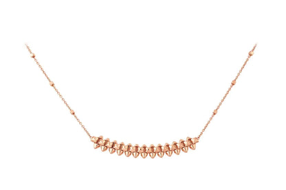[Gaonasi]CLASH PINK GOLD NECKLACE