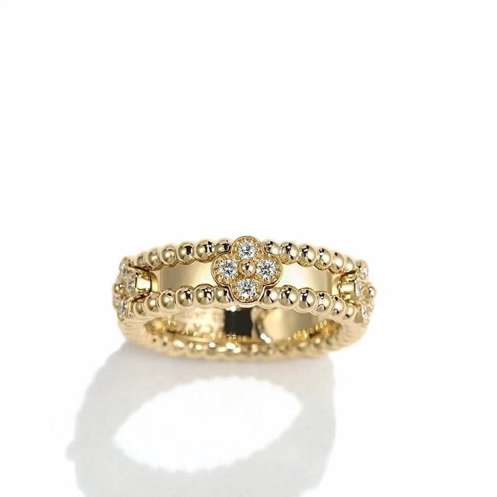 [Gaonasi]PERLEE GOLD DIAMOND RING