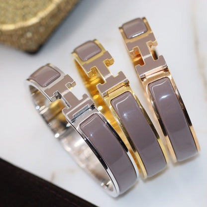 [Gaonasi]H BRACELET 12MM BROWN