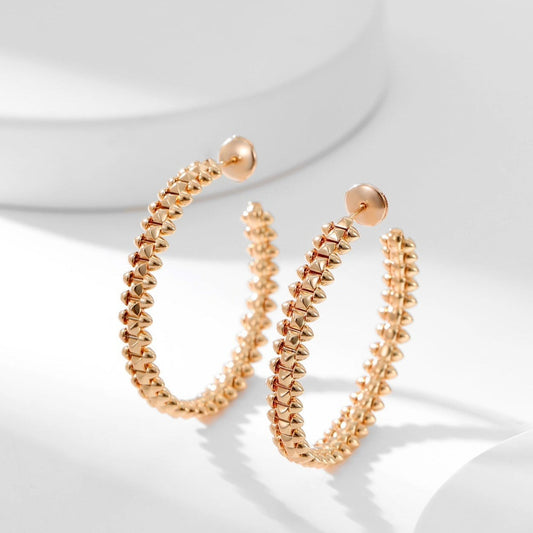 [Gaonasi]CLASH HOOP EARRINGS