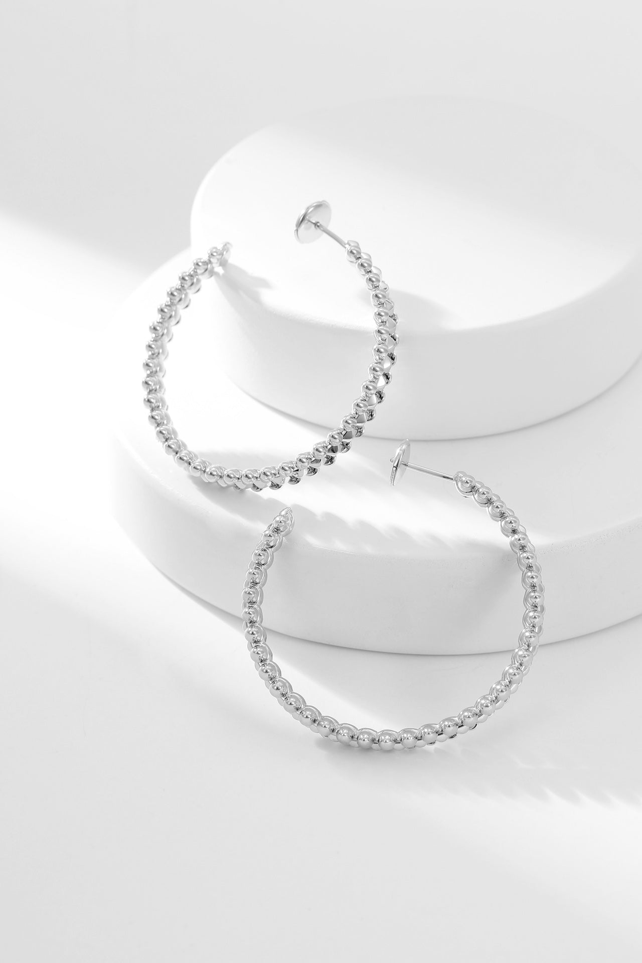 [Gaonasi]CLASH HOOP EARRINGS
