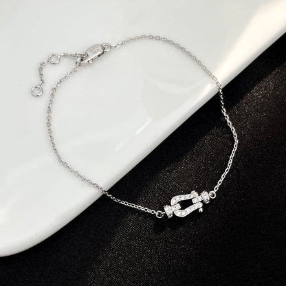 [Gaonasi]FORCE 10 FULL DIAMOND BUCKLE CHAIN LINK MINI MODEL