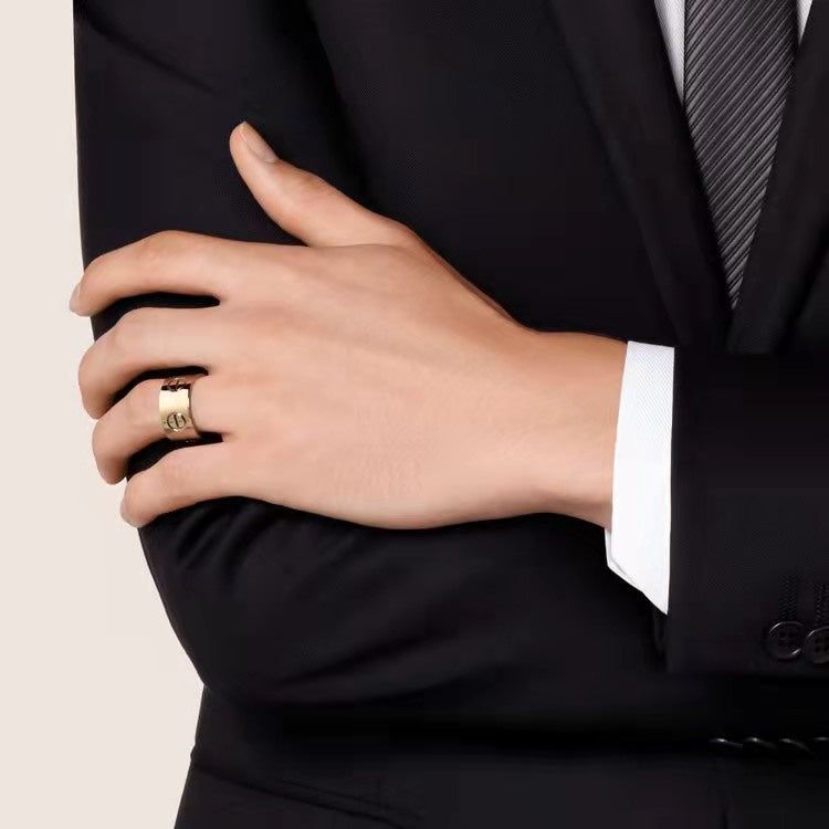 [Gaonasi]LOVE 11MM LARGE RING