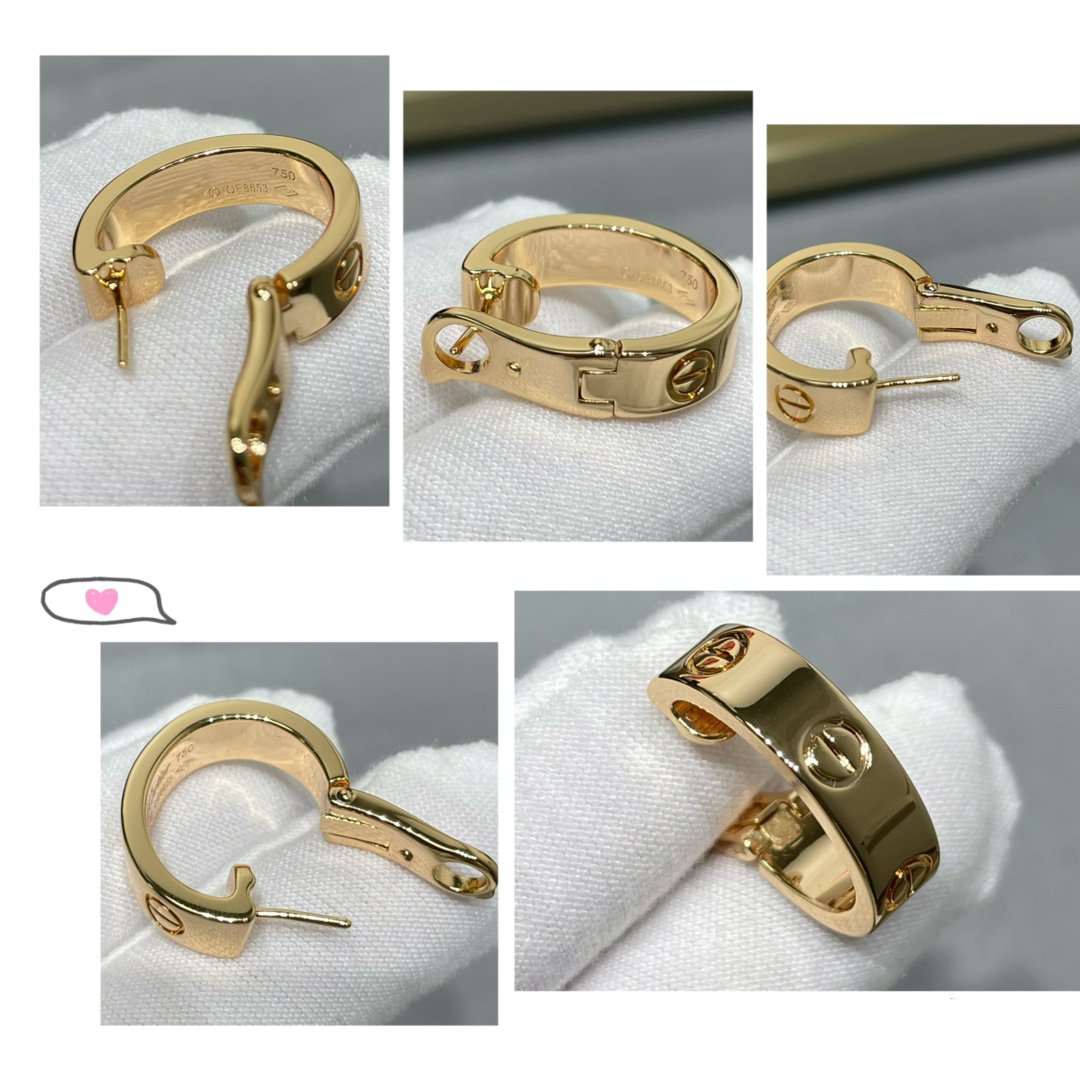 [Gaonasi]LOVE 5.5MM EARRINGS