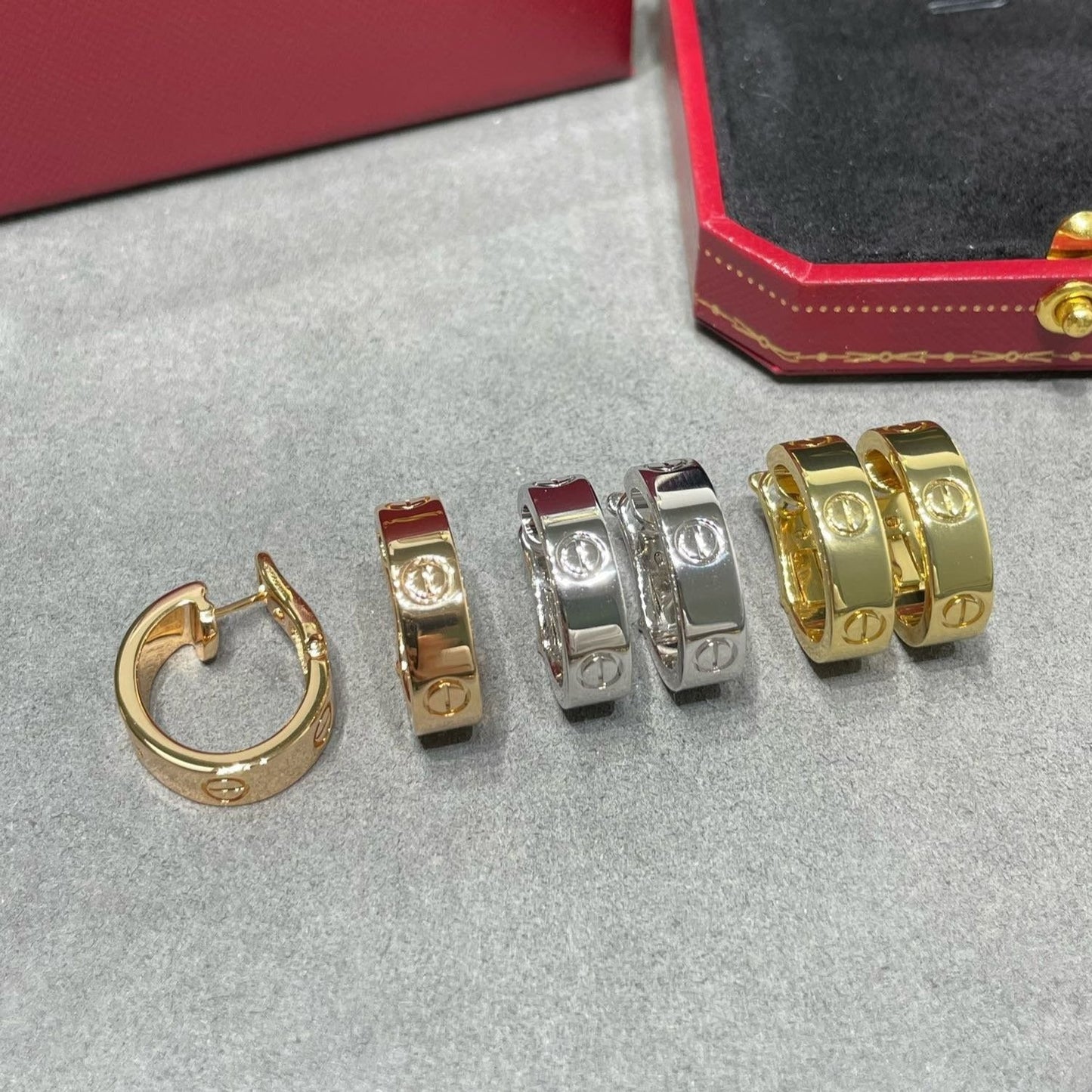 [Gaonasi]LOVE 5.5MM EARRINGS