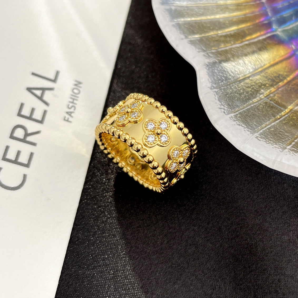 [Gaonasi]PERLEE DIAMOND LARGE RING