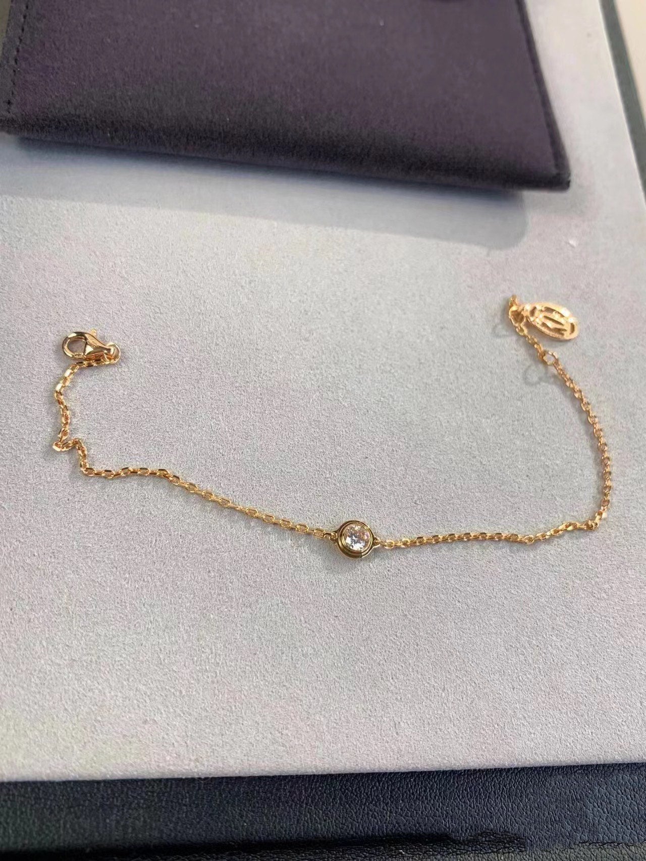 [Gaonasi]DAMOUR DIAMOND LINK BRACELET