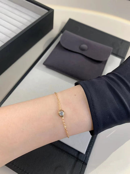 [Gaonasi]DAMOUR DIAMOND LINK BRACELET