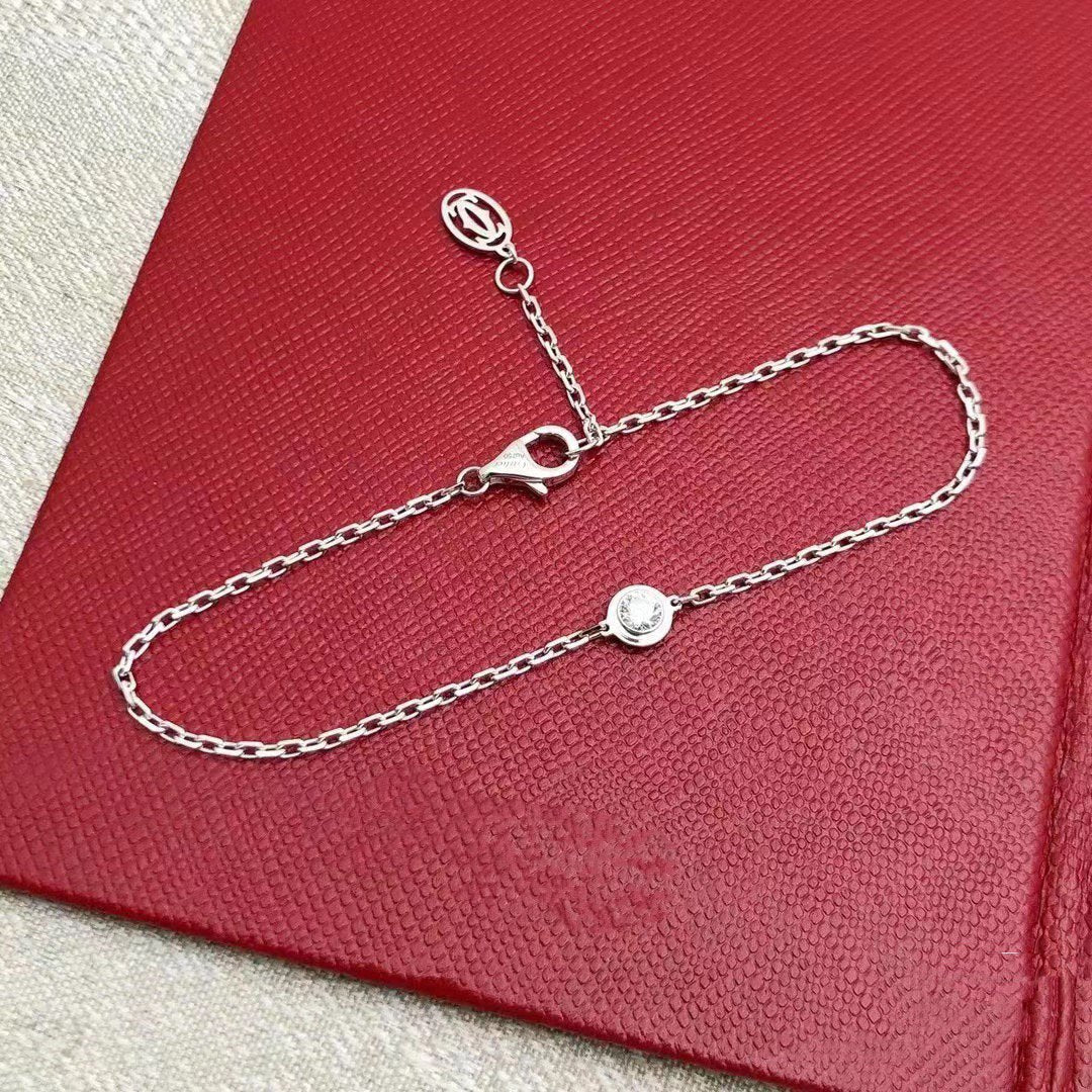 [Gaonasi]DAMOUR DIAMOND LINK BRACELET