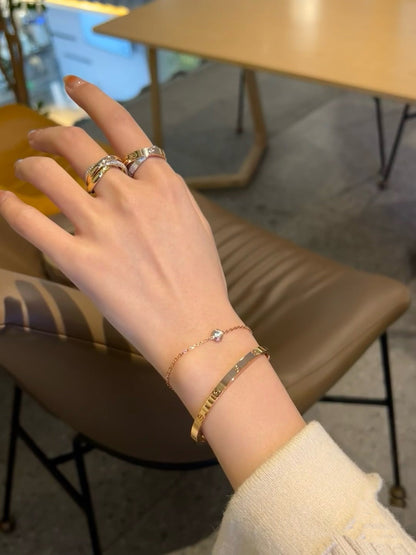 [Gaonasi]DAMOUR DIAMOND LINK BRACELET
