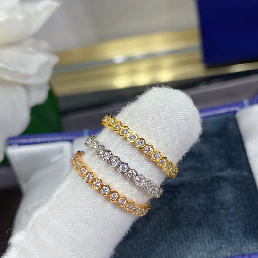 [Gaonasi]BEE LOVE DIAMOND PAVED SMALL RING