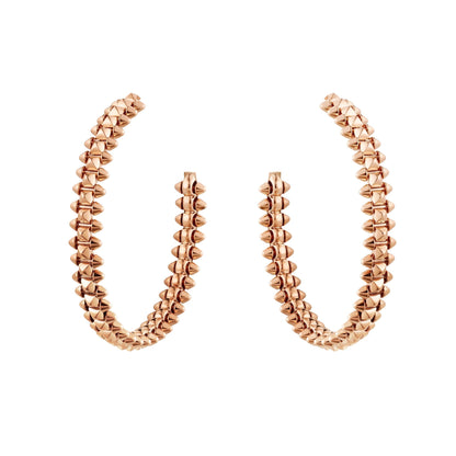 [Gaonasi]CLASH LARGE HOOP EARRINGS