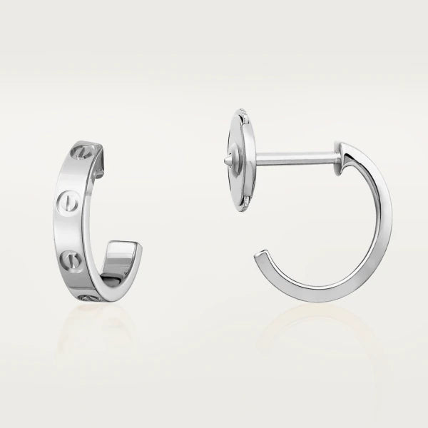 [Gaonasi]LOVE EARRINGS 2.65MM SILVER