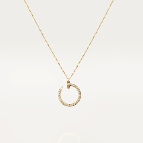 [Gaonasi]JUSTE NECKLACE GOLD DIAMONDS