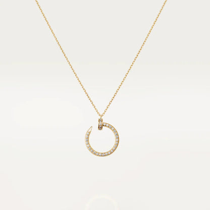 [Gaonasi]JUSTE NECKLACE GOLD DIAMONDS