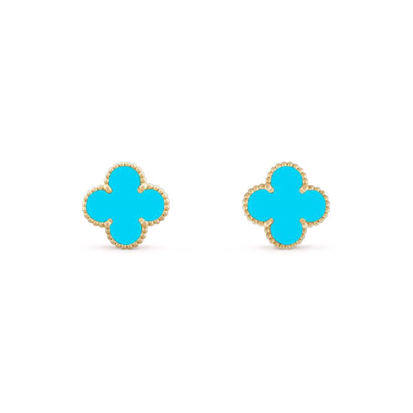 [Gaonasi]CLOVER 15MM EARRINGS COLLECTION