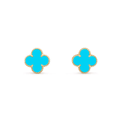 [Gaonasi]CLOVER 15MM EARRINGS COLLECTION