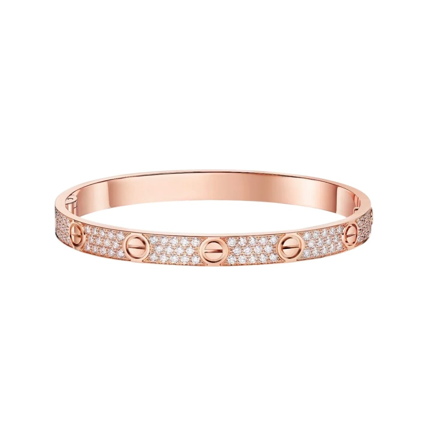 [Gaonasi Jewelry]LOVE BRACELET 6.1MM DIAMOND-PAVED