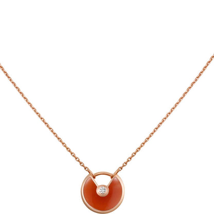 [Gaonasi]AMULETTE GOLD CARNELIAN ONYX NECKLACE