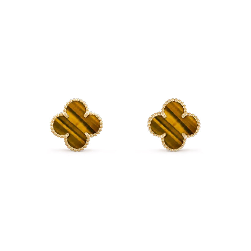 [Gaonasi]CLOVER 15MM EARRINGS COLLECTION