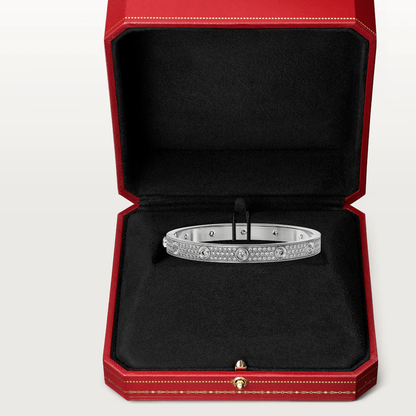 [Gaonasi]LOVE BRACELET 6.1MM DIAMOND-PAVED 10 BIG DIAMONDS
