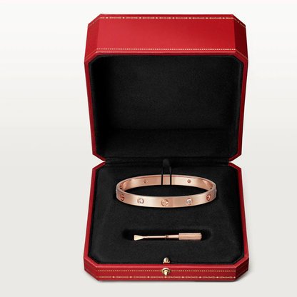 [Gaonasi]LOVE BRACELET 6.1MM 4 DIAMONDS