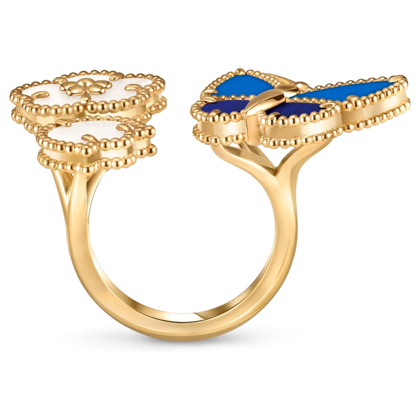 [GAONASI]LUCKY SPRING BUTTERFLY OPEN-FACE RINGS