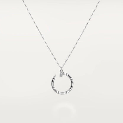 [Gaonasi]JUSTE NECKLACE SILVER