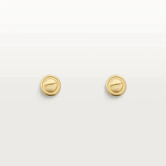 [Gaonasi]LOVE EARRINGS GOLD 10MM