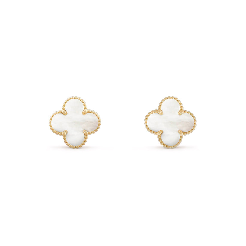 [Gaonasi]CLOVER 15MM EARRINGS COLLECTION