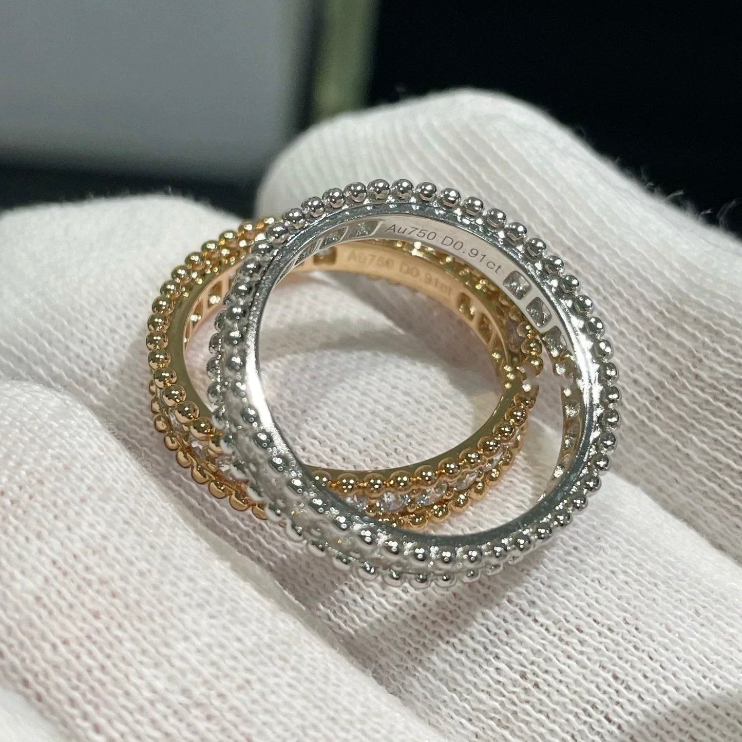 [Gaonasi]PERLEE DIAMOND SILVER RING