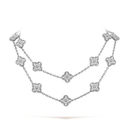 [Gaonasi]CLOVER 20 MOTIFS DIAMOND SILVER