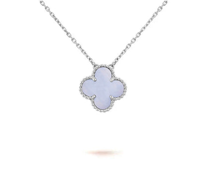 [Gaonasi]CLOVER 15MM NECKLACE SILVER COLLECTION