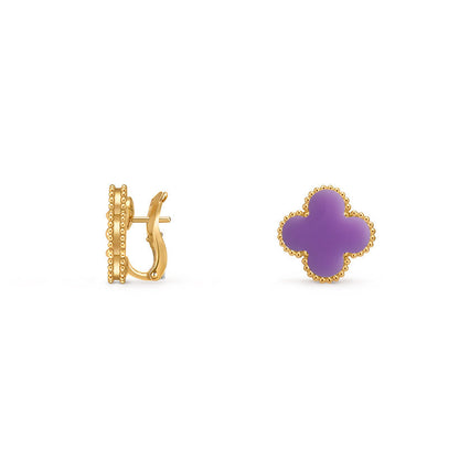 [Gaonasi]CLOVER 15MM MOP EARRINGS COLLECTION