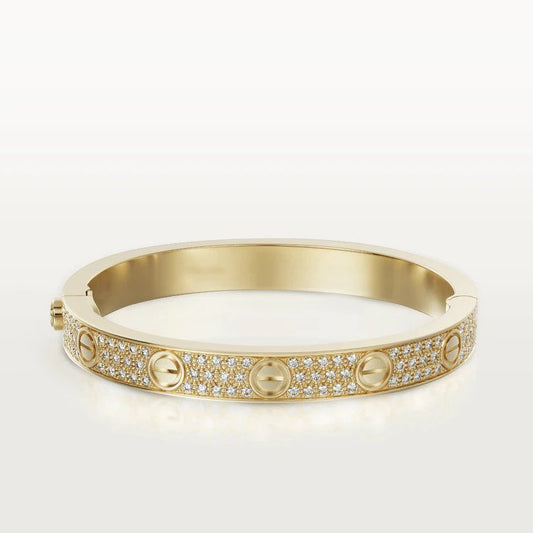 [Gaonasi]LOVE BRACELET 6.1MM DIAMOND-PAVED