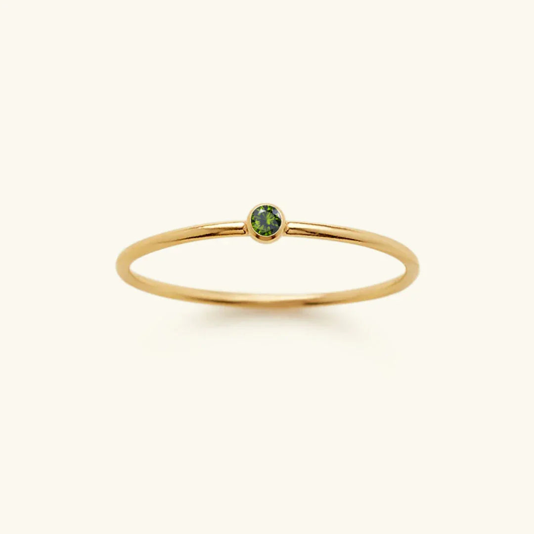 [Gaonasi]Amelia Birthstone Stacker Ring