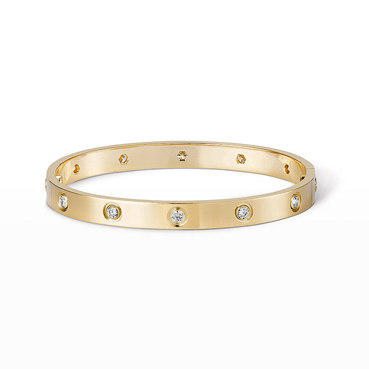 [Gaonasi]LOVE BRACELET 6.1MM 10 DIAMONDS