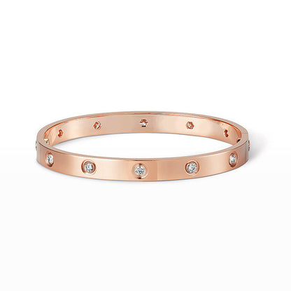 [Gaonasi]LOVE BRACELET 6.1MM 10 DIAMONDS