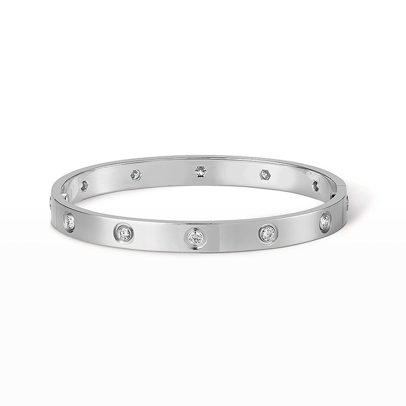 [Gaonasi]LOVE BRACELET 6.1MM 10 DIAMONDS