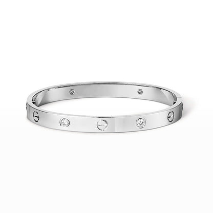 [Gaonasi]LOVE BRACELET 6.1MM 4 DIAMONDS
