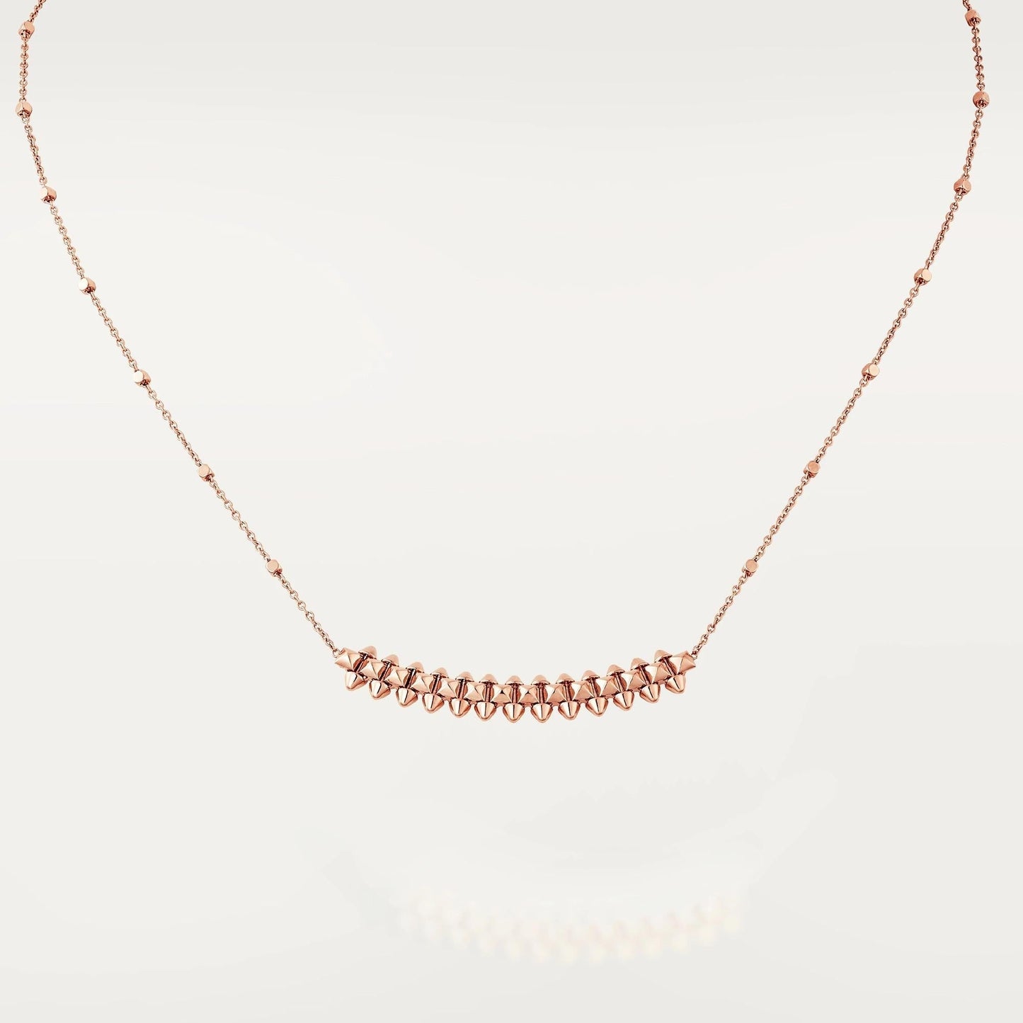 [Gaonasi]CLASH PINK GOLD NECKLACE