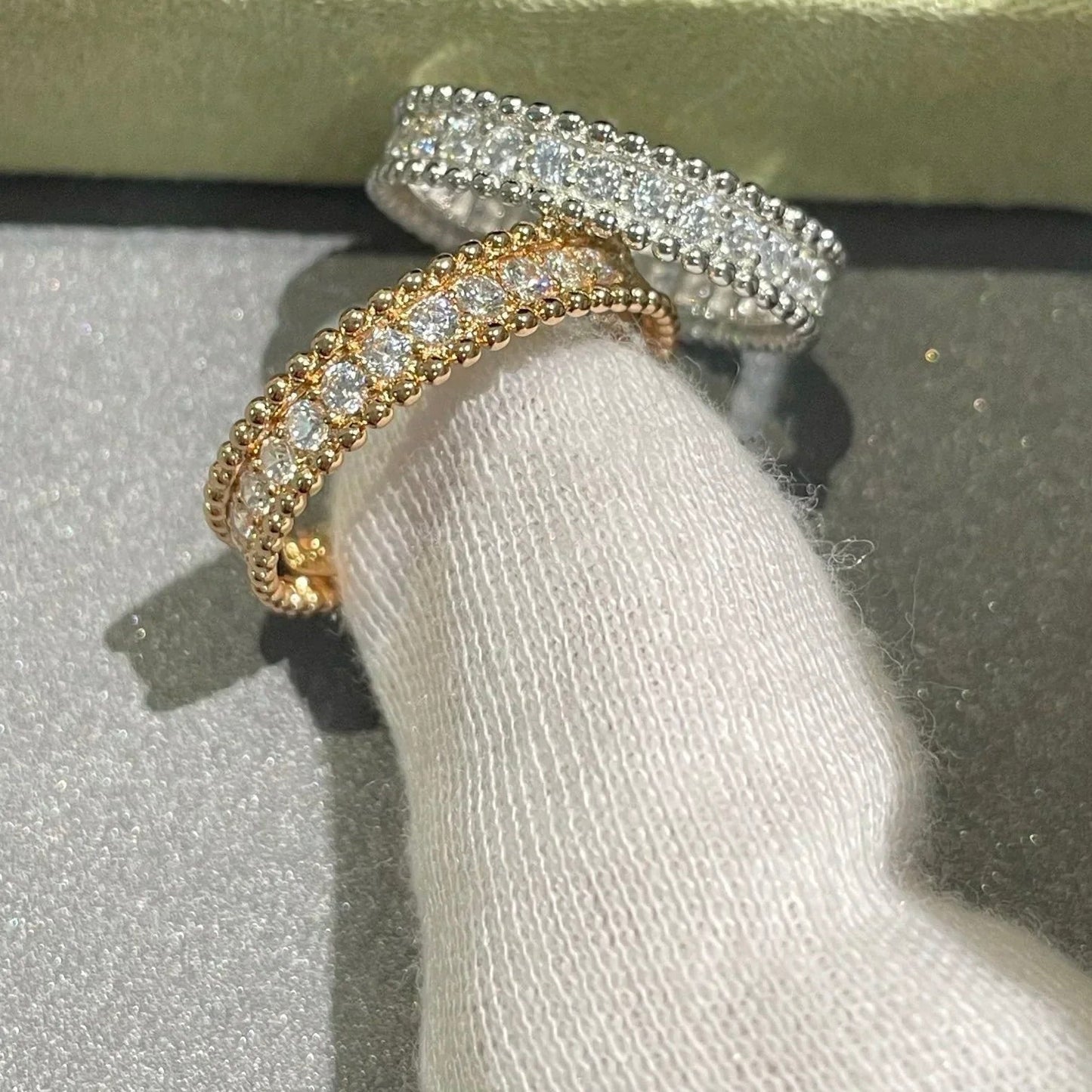 [Gaonasi]PERLEE DIAMOND SILVER RING