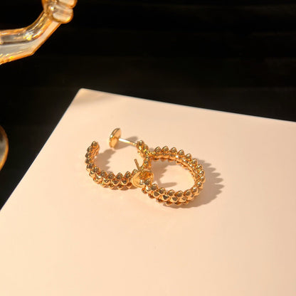 [Gaonasi]CLASH SMALL HOOP EARRINGS