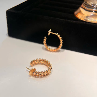 [Gaonasi]CLASH SMALL HOOP EARRINGS