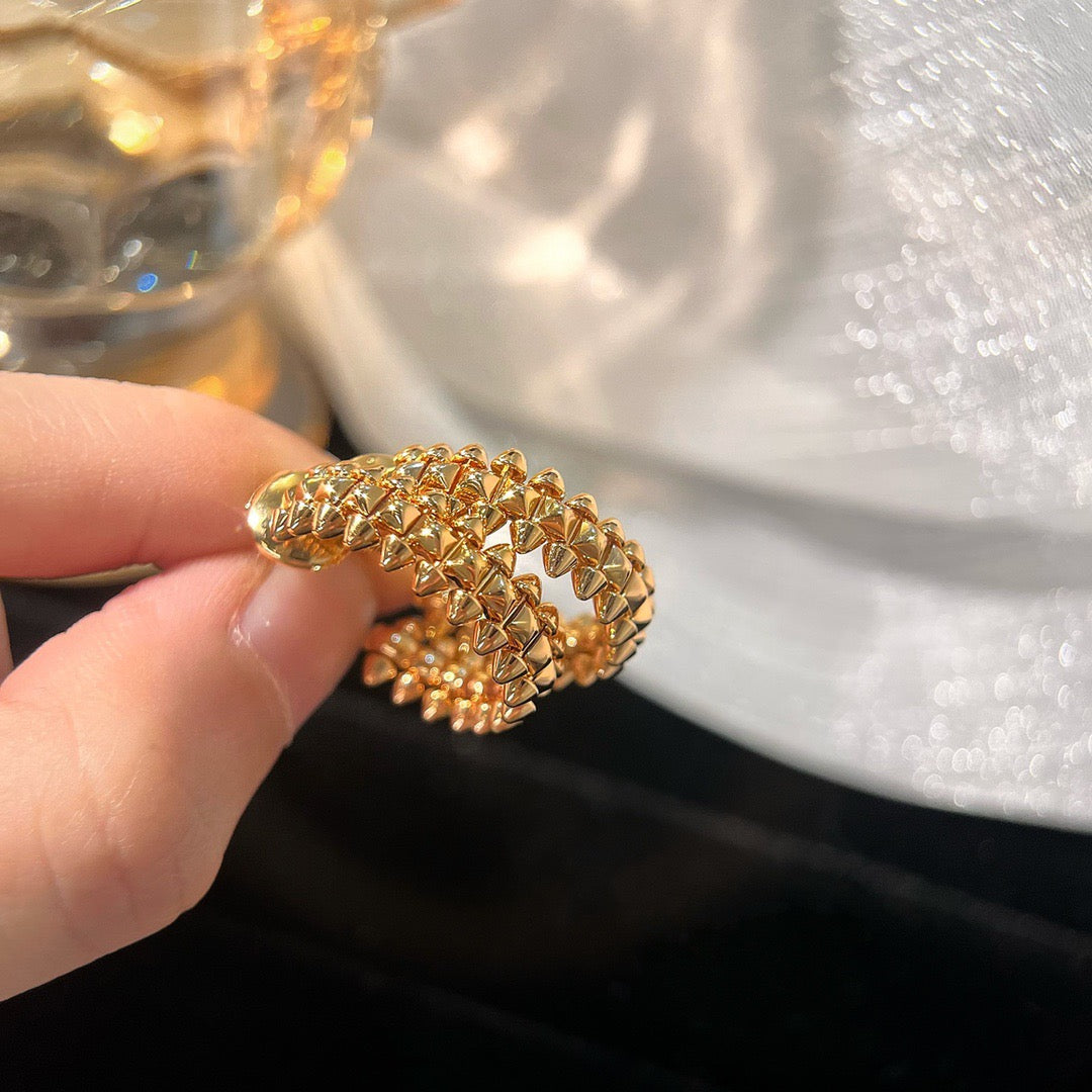 [Gaonasi]CLASH SMALL HOOP EARRINGS