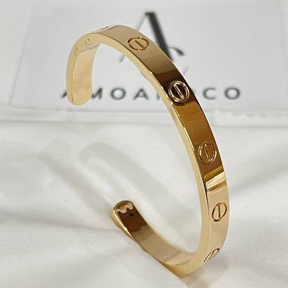 [Gaonasi]LOVE BRACELET 6.1MM OPEN CUFF
