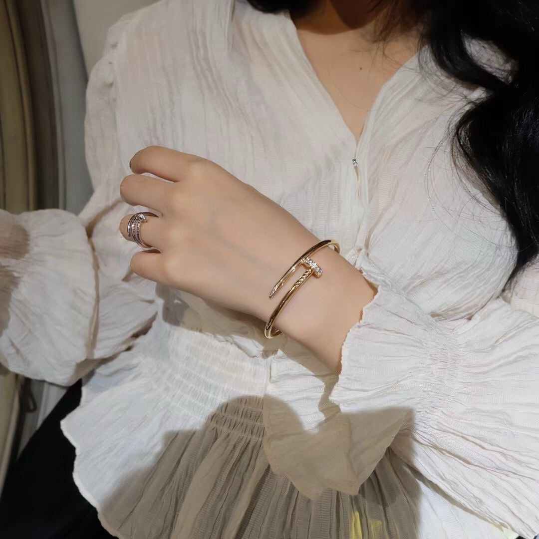 [Gaonasi]JUSTE BRACELET 3.5MM DIAMONDS